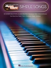 EZ Play Today Vol. 15 Simple Songs piano sheet music cover